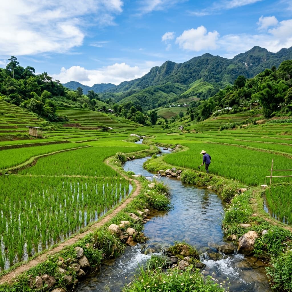 GI-Tagged Organic Aromatic Rice - Farm Sourcing